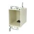 Allied Moulded 1-Gang Old Work Fiberglass Switch/Outlet Box With Wings Off White