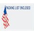 Box Partners 7 X 5 1/2" U.s.a. Flag "Packing List Enclosed" Envelopes Cs Of 1000