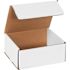 Box Partners 7 X 6 X 3" White Corrugated Mailers Pkg Of 50