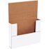 Box Partners 11 1/8 X 8 5/8 X 2" White Easy-Fold Mailers Pkg Of 50