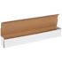 Box Partners 27 1/2 X 3 1/2 X 3 1/2" White Corrugated Mailers Package Of 50