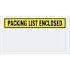 Box Partners 5 1/2 X 10" Yellow "Packing List Enclosed" Envelopes Cs Of 1000
