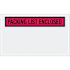 Box Partners 4 1/2 X 7 1/2" Red "Packing List Enclosed" Envelopes Cs Of 1000