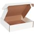 Box Partners 12 X 11 X 3" White Deluxe Literature Mailers Pkg Of 50