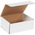 Box Partners 10 X 7 X 3" White Corrugated Mailers Pkg Of 50