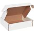 Box Partners 11 1/8 X 8 3/4 X 3" White Deluxe Literature Mailers Pkg Of 50