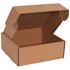 Box Partners 10 X 10 X 4" Kraft Deluxe Literature Mailer Package Of 50