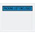 Box Partners 4 1/2 X 5 1/2" Blue "Packing List Enclosed" Envelopes Case Of 1000