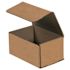 Box Partners 6 X 4 X 3" Kraft Corrugated Mailers Pkg Of 50