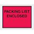 Box Partners 4 1/2 X 6" Red "Packing List Enclosed" Envelopes Cs Of 1000