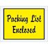 Box Partners 4 1/2 X 6" Yellow "Packing List Enclosed" Envelopes Case Of 1000
