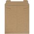 Box Partners 12 3/4x15" Kraft Stayflats Mailers Case Of 100