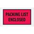 Box Partners 5 1/2 X 10" Red "Packing List Enclosed" Envelopes Cs Of 1000
