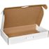 Box Partners 20x11 3/8x5 1/2" White Corrugated Carrying Cases Package Of 10