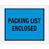 Box Partners 7x5 1/2" Blue "Packing List Enclosed" Envelopes Case Of 1000