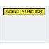 Box Partners 4 1/2x6" Yellow "Packing List Enclosed" Envelopes Case Of 1000