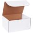 Box Partners 12 1/8 X 9 1/4 X 6 1/2" White Literature Mailers Pkg Of 50