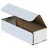 Box Partners 8x3x2" White Corrugated Mailers Package Of 50