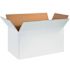 Box Partners 24 X 12 X 12" White Corrugated Boxes Pkg Of 25
