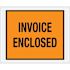 Box Partners 4 1/2 X 5 1/2" Orange "Invoice Enclosed" Envelopes Cs Of 1000