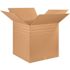 Box Partners 26 X 26 X 26" Multi-Depth Corrugated Boxes Package Of 10