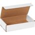 Box Partners 9 X 5 X 2" White Corrugated Mailers Pkg Of 50