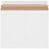 Box Partners 11 1/2 X 9" White Stayflats Lit Mailers Cs Of 200