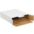 Box Partners 12 1/8x11 5/8x2 5/8" White Side Loading Locking Mailers Pkg Of 50