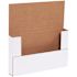 Box Partners 14 1/8 X 8 5/8 X 2" White Easy-Fold Mailers Package Of 50