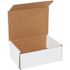 Box Partners 8 X 6 X 3" White Corrugated Mailers Pkg Of 50