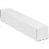 Box Partners 3 X 3 X 18" White Square Mailing Tubes Package Of 25