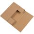Box Partners 12 1/8 X 9 1/8 X 2" Kraft Easy-Fold Mailers Pkg Of 50