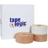 Box Partners 3" X 375' Kraft Tape Logic #7700 Rnfrcd Water Actvtd Tape Case Of 8