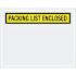 Box Partners 7 X 5 1/2" Yellow "Packing List Enclosed" Envelopes Case Of 1000