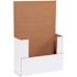 Box Partners 12 1/8 X 9 1/8 X 4" White Easy-Fold Mailers Package Of 50