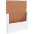 Box Partners 24 X 18 X 2" White Easy-Fold Mailers Package Of 50