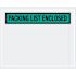 Box Partners 4 1/2 X 5 1/2" Green "Packing List Enclosed" Envelopes Cs Of 1000