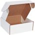 Box Partners 10 X 10 X 4" White Deluxe Literature Mailers Pkg Of 50
