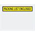 Box Partners 6 3/4 X 5" Yellow "Packing List Enclosed" Envelopes Cs Of 1000