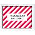 Box Partners 4 1/2 X 6" Red Striped "Packing List Enclosed" Envelopes Cs Of 1000