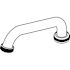 Central Brass 6" Swivel Tube Spout With Hose End Pvd Polished Chrome