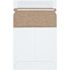 Box Partners 5 1/8 X 5 1/8" White Self-Seal Stayflats Plus Mailers Case Of 200