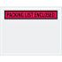 Box Partners 7 X 5 1/2" Red "Packing List Enclosed" Envelopes Case Of 1000