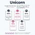 Unicorn Regular Organic Cotton Tampon Cartridge Plant-Based Applicator Case Of 6