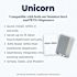 Unicorn Regular Organic Cotton Tampon Cartridge Plant-Based Applicator Case Of 6