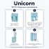 Unicorn Petg Wall-Mounted Bathroom Stall Dispenser
