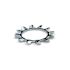 Zurn Aquaspec External Tooth Lock Washer Zinc-Plated Carbon Steel