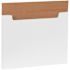 Box Partners 20 X 16 X 1/4" White Jumbo Fold-Over Mailers Pkg Of 20