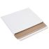 Box Partners 12 1/2 X 9 1/2 X 1" White Stayflats Gusseted Mailers Cs Of 100
