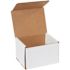 Box Partners 6 X 5 X 4" White Corrugated Mailers Pkg Of 50